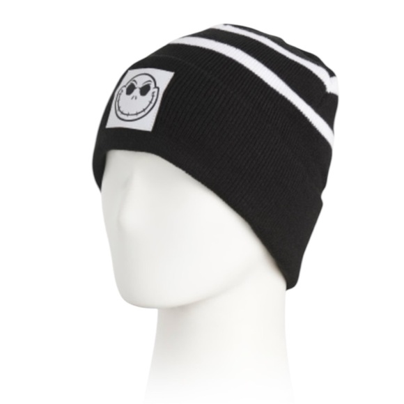 067 NWT Disney The Nightmare Before Christmas 2 Pack Black & Purple Beanie Set - Picture 6 of 10